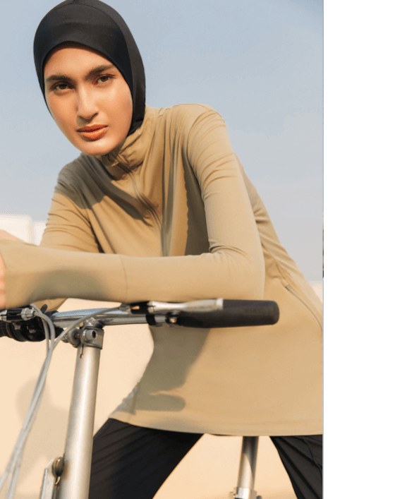 sport hijab sepeda